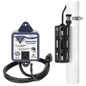 PRO SERIES SUMP PUMPS DFC1.5 Float Switch, 110 VAC, 10 ft Cord Length, 12 A, Adj, 104 Deg F Max. Liquid Temp, Adj | CV3PBB 49AX02