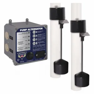 PRO SERIES SUMP PUMPS DVSA Float Switch, 110 VAC, 10 ft Cord Length, 15 A, Adj, 104 Deg F Max. Liquid Temp | CV3PBC 49AX01