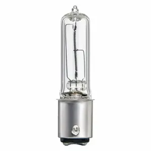 PHILIPS 100Q/CL/DC ESR 120V 12PK Miniature Halogen Bulb, Halogen, T4, Double Contact Bayonet Base, 100W HAL | CT7RUE 492Z55