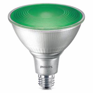 PHILIPS 13.5PAR38/PER/GREEN/ND/ULW/G/120V 4/1FB LED-Lampe, PAR | CT7RMN 448K88