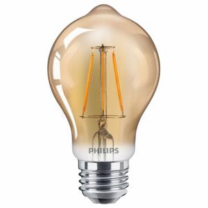 PHILIPS 4.5A19/VIN/820/E26/CL/GL/DIM 4/FBH T20 LED Bulb, A19, Medium Screw, 40W INC/9 to 11W CFL, 4.5 W Watts, 300 lm, LED | CT7RKM 55YD42