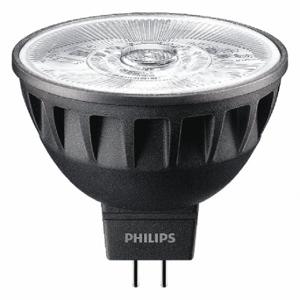 PHILIPS 7.8MR16/PER/930/S10/DIM/EC/12V 10/1FB LED Bulb, MR16, 2-Pin, 7.8 W Watts, LED | CT7RMH 56LX02