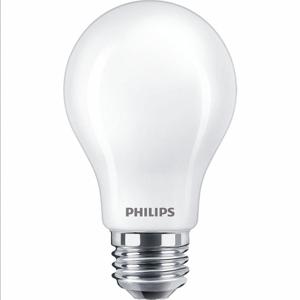 PHILIPS 9.5A19/LED/927/FR/Glass/E26/DIM 1FB T20 LED A19 Bulb, 27K E26 Base | CN2QWR EL/mdT2 18W / 492Y87