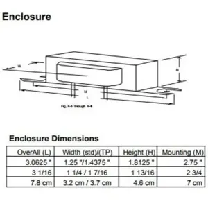 PHILIPS ADVANCE LO1322M Fluorescent Ballast, Electromagnetic, 1 Lamp, 120 VAC, Pre Heat Start Type | CF6PUU