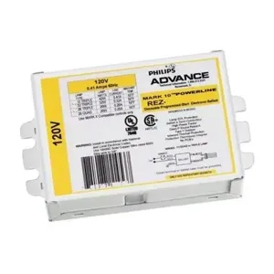 PHILIPS ADVANCE REZ2T42M3LD35M Fluorescent Ballast, Electronic, 2 Lamp, 120 VAC, 42W Lamp | CF6PXT