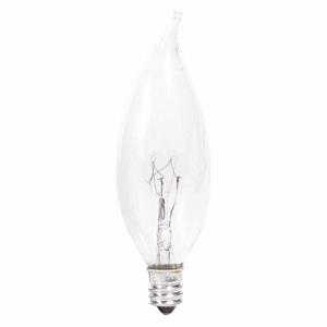 PHILIPS BC25BA9C/LL 120V 6/2 Incandescent Bulb, BA, BA9, Candelabra Screw, 2 PK | CT7RDA 493A31