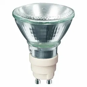 PHILIPS CDM-MR16/20W/830/25D ELITE Metal Halide HID Bulb, MR16, 2-Pin, 20 W Watts, 1000 lm, Metal Halide | CT7RBP 492Y36