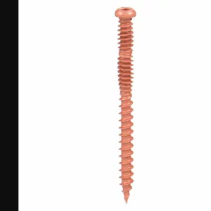 GRAINGER P61658-BR Composite Screw, #10 Size, 3 Inch Length, Case Hardened Steel, 1875PK | CG9WAU 4VYP8