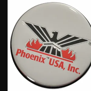 PHOENIX CLPH2 Logo 2 Inch Silver | AD2XAJ 3VTC4