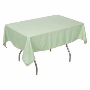 PHOENIX PL5270-SEAFOAMGR Tablecloth, Rectangle, Sea Foam Green, 70 Inch Length, 52 Inch Width | CT7TDN 38TU29
