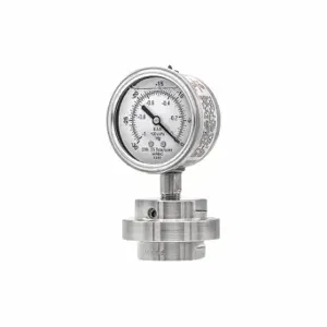 PIC GAUGES 301L254A/3JJJ200 Pressure Gauge With Diaphragm Seal, 30 To 0 Inch Hg, 301L/3Jjj, 2 1/2 Inch Dial, Glycerin | CT7TQW 54XN73