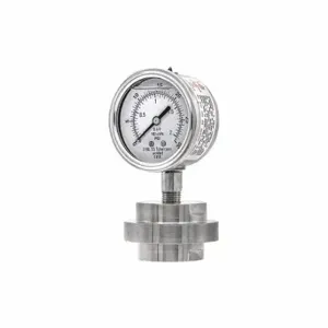 PIC GAUGES 301L254C/3JJJ200 Pressure Gauge With Diaphragm Seal, 0 To 30 PSI, 301L/3Jjj, 2 1/2 Inch Dial, Glycerin | CT7TQM 54XN75