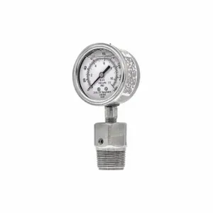 PIC GAUGES 301L254F/5JJJA00 Pressure Gauge With Diaphragm Seal, 0 To 160 Psi, 301L/5Jjj, 2 1/2 Inch Dial, Glycerin | CT7TQH 54XN60