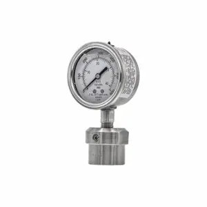 PIC GAUGES 301L254K/0JJJ200 Pressure Gauge With Diaphragm Seal, 0 To 600 Psi, 301L/0Jjj, 2 1/2 Inch Dial, Glycerin | CT7TRN 54XN81