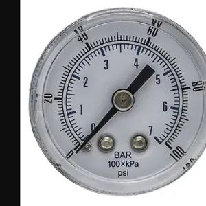 PIC GAUGES SEP-102D-158E-BSPT Industrial Pressure Gauge, 0 To 100 PSI, 1 1/2 Inch Dial, 1/8 Inch Npt Male, Center Back | CT7TGU 54XP26