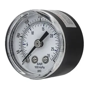 PIC GAUGES SEP-102D-158I Pressure Gauge, 0 To 400 Psi Range, 1/8 MNPT, +/-3-2-3% Gauge Accuracy | CH6RLY 54XP60