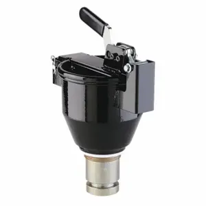 PIG DRM1032-BK Drum Funnel, Latching/Lockable, Black/Black, No Flame Arrester, 8 1/4 Inch X 11 In | CT7TZB 452K50