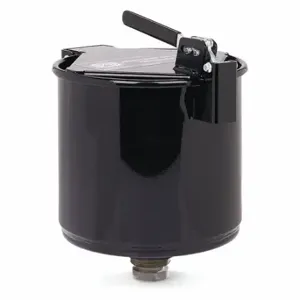 PIG DRM1211-BK Drum Funnel, Latching/Lockable, Black/Black, No Flame Arrester, 13 Inch X 13 In | CT7TYZ 45GN83