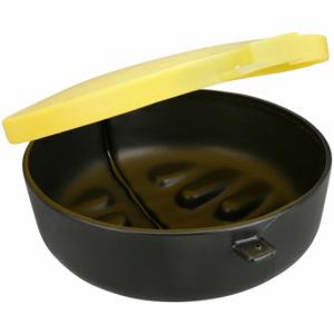 PIG DRM138-YW Drum Funnel, Lockable, Black/Yellow, No Flame Arrester, 17 3/4 Inch X 11 1/2 In | CT7UAE 452K85