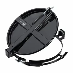 PIG DRM2072-BK Fast Latching Drum Lid, 20 1/2 Inch Outside Dia, Open Head Steel Drums Drum Type | CT7UAU 782KP7