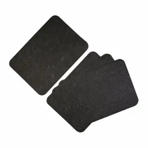 PIG GRP7006-BK Sink Dryer Mat, Black, Thickness 1/8 Inch Size, 4 PK | CT7TYP 54DE87