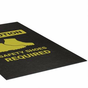 PIG GRPWS3504-BK Entrance Mat, SShoes Required, 3 Ft X 5 Ft, 1/8 Inch Thick, Polypropylene | CT7UCG 55VE02