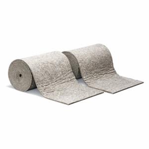 PIG MAT1205 Öl-Wasser-Filtermattenrolle, Öl, 18 Zoll Breite x 25 Fuß Länge, Polybeutel, Grau, 2 PK | CT7UDQ 54XK80