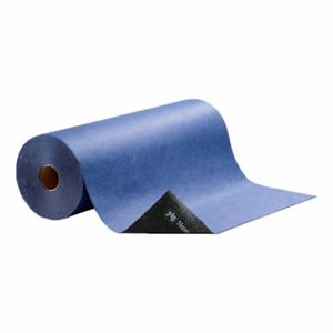 PIG MAT32300-BL Paint Booth Mat, Chevron, 32 Inch x 100 ft, Polypropylene, Adhesive Backed | CT7TVF 782KW6