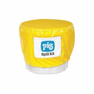 PIG pak205-yw Over Pack Protection Cover, 23 Inch Dia, Yellow | CT7TXG 452L38