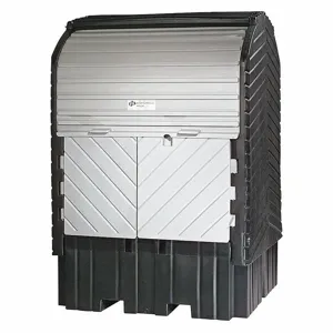 PIG PAK902-BWG-AWD Containment Unit, 1 IBC, 62 x 64 1/2 x 96 Inch Size, Includes Drain | CT7UEV 381P67