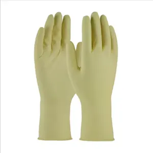 PIP 100-323010/M Critical Environment Gloves, M, White, Case | CL8UGK