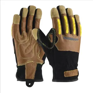 PIP 120-4100/S Hand Protection Cut Resistant Gloves, S, Brown, Pair | CL8UKJ