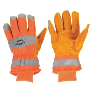 PIP 1353-5 Hand Protection Insulated Coated Gloves, L, Navy, Pair | CL8UXR