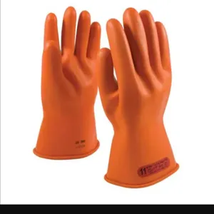 PIP 147-0-11/9.5 Electrical Safety Insulating Gloves, 9.5 Inch Size, Orange, Pair | CL8VAF