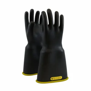 PIP 154-2-18/12 Electrical Safety Leather Cover Gloves, 12 Inch Size, Pair | CL8VQB