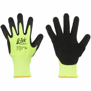 PIP 16-340LG/XXL Hand Protection Cut Resistant Gloves, 2XL, Hi-Vis Yellow, Dozen | CL8WBN