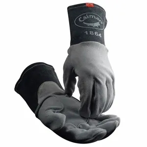 PIP 1864-6 Welding Protection Gloves, XL, Gold, Pair | CL8WXL