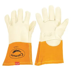 PIP 1869-5 Welding Protection Gloves, L, Natural, Pair | CL8WXU