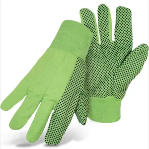 PIP 1JP5010N Hand Protection Fabric Work Gloves, L, Yellow, Pair | CL8XKF