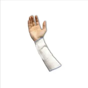 PIP 20-D10 Arm Protection Claw Cover Sleeves, 10 Inch Size, White, Each | CL8XQQ