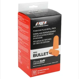 PIP 267-HPF810-1 Hearing Protection Ear Plugs, OS, Orange, Box | CL8ZHZ