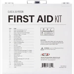 PIP 299-21050A-M First Aid Kit, ANSI Compliant, Hi-Vis Yellow, Each | CL9APC