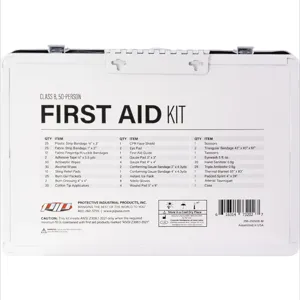 PIP 299-21050B-M First Aid Kit, ANSI Compliant, Hi-Vis Yellow, Each | CL9APE