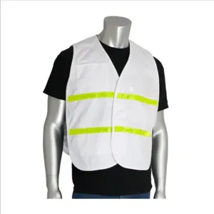 PIP 300-2511/2X-3X Protective Clothing High Visibilty Vest, 2XL-3XL, Hi-Vis Yellow, Each | CL9AWE