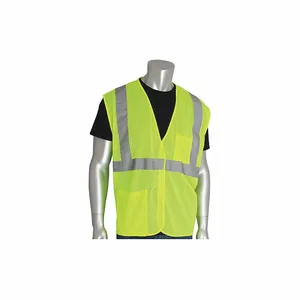 PIP 302-0702-LY/S Protective Clothing High Visibilty Vest, S, Hi-Vis Orange, Each | CL9BHP