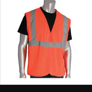 PIP 302-MVGOR-4X Protective Clothing High Visibilty Vest, 4XL, Hi-Vis Yellow, Each | CL9BQF