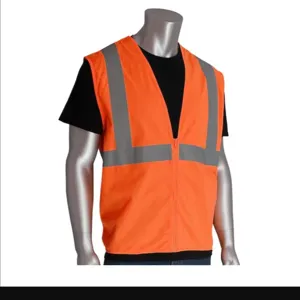 PIP 302-WCENGZOR-L Protective Clothing High Visibilty Vest, L, Each | CL9BYD