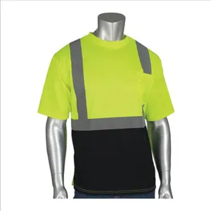 PIP 312-1250B-LY/2X Protective Clothing High Visibility Shirt, 2XL, Hi-Vis Yellow, Each | CL9CQM