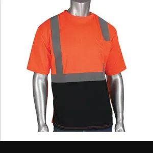 PIP 312-1250B-OR/L Protective Clothing High Visibility Shirt, L, Hi-Vis Yellow, Each | CL9CRE