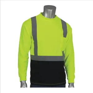 PIP 312-1350B-LY/2X Protective Clothing High Visibility Shirt, 2XL, Hi-Vis Yellow, Each | CL9CRT